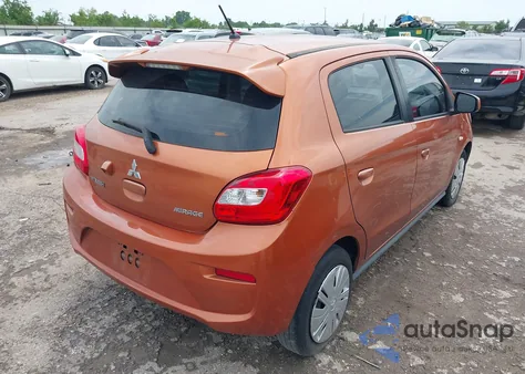 2018 Mitsubishi Mirage Es from USA, damaged, VIN ML32A3HJXJH009363